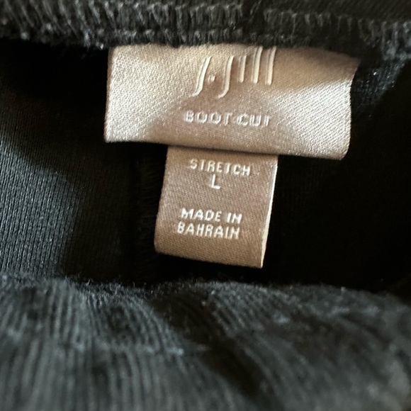J Jill black stretch boot leg pants size large like new - Picture 7 of 7
